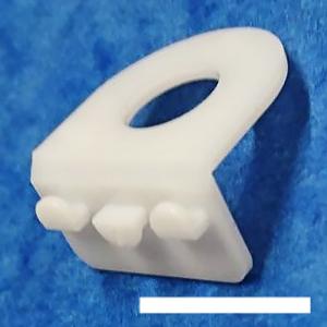 ビニール吊りつまみ (白) 17×18mm PV...の商品画像