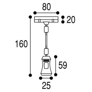ポップ取付器具 横型クリップ(160H) H1...の詳細画像1