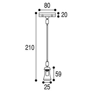 ポップ取付器具 横型クリップ(210H) H2...の詳細画像1