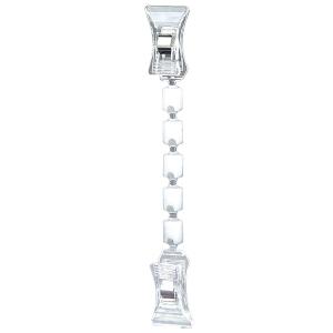 ポップ取付器具 クリップ5連タイプ　H153×W22mm　スチロール・ポリアセタール【1個入】