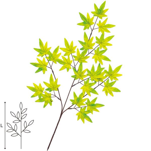 楓スプレー　L60cm　布・PE【1本入】