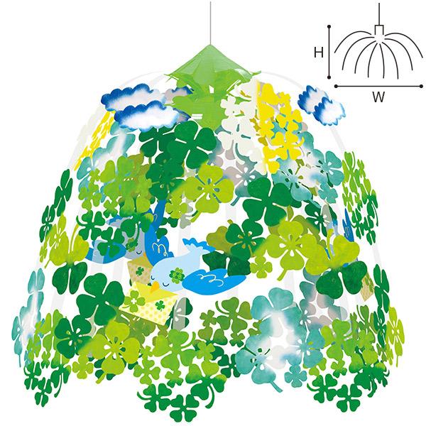 クローバーリーフセンター　H60×W60cm　不織布・紙【1ヶ入】