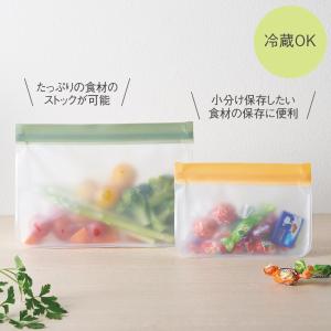 リル 繰り返し使えるジッパーバッグ2枚組 大:...の詳細画像2