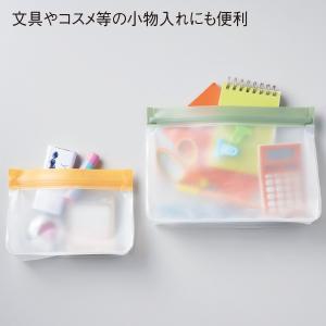リル 繰り返し使えるジッパーバッグ2枚組 大:...の詳細画像3