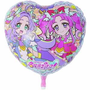 キャラクターポップバルーン（名探偵プリキュア）　吹前：45cm　透明OH【10枚入】