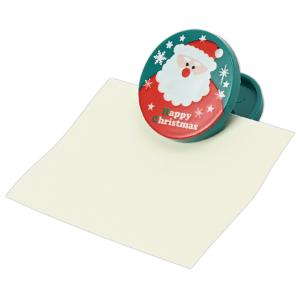 クリスマス・クリップ(2ケセット) 約Φ4cm...の詳細画像1