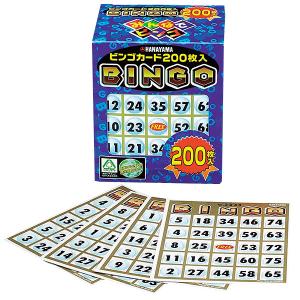 ハナヤマ Hanayama ビンゴカード200（200枚セット） : ポップ