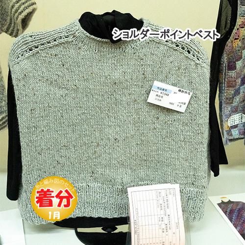 ショルダーポイントベスト 編み物キット