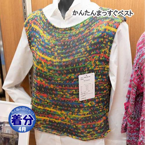 かんたんまっすぐベスト 編み物キット