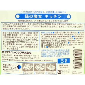 緑の魔女・キッチン洗剤 420ml 毛糸のポプラの詳細画像1