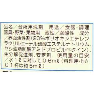 緑の魔女・キッチン洗剤 420ml 毛糸のポプラの詳細画像2