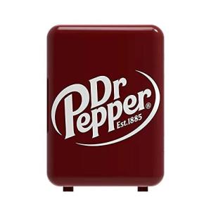 CURTIS MIS135DRP DR. Pepper Mini Portable Compact Personal Fridge Cools & Heats, 4 Liter Capacity, 6 Cans, Makeup, Skincare, Freon-Free & Ec