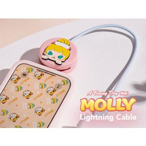 MOLLY のんびりな1日 シリーズ iPhoneケーブル【ピース｜popmart-japan