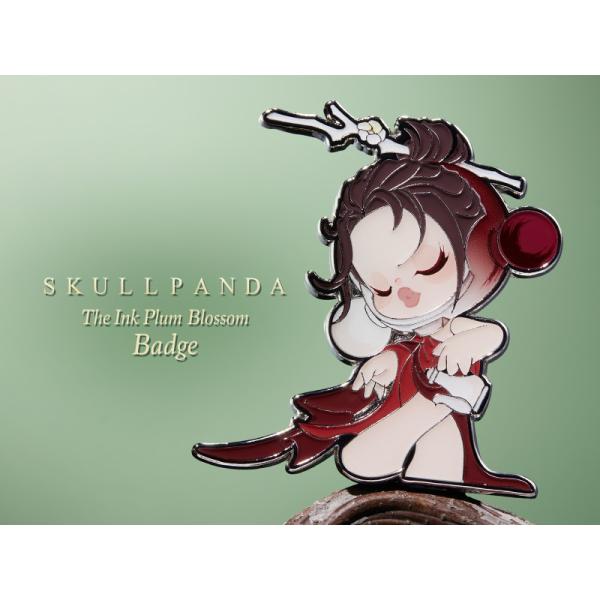 SKULLPANDA The Ink Plum Blossom シリーズ バッジ【ピース】