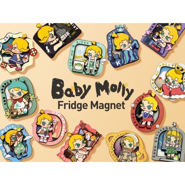 【POP MART公式 】Baby Molly When I was Three! シリーズ マグネ...