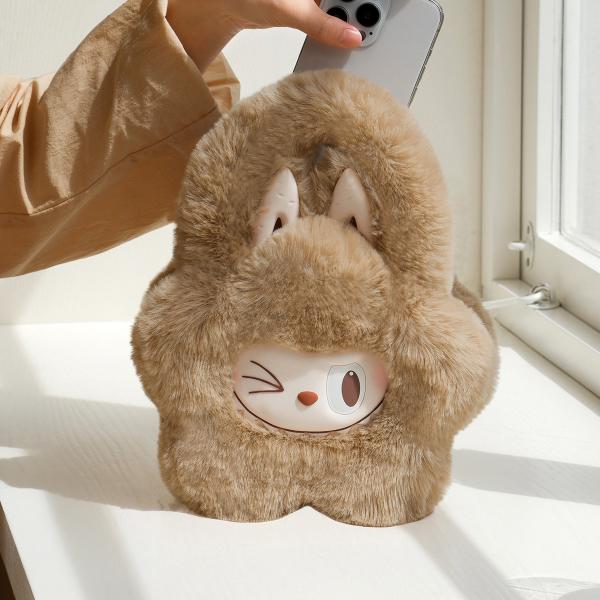 POP MART THE MONSTERS Classic シリーズ ぬいぐるみフラワーバッグ ブラ...