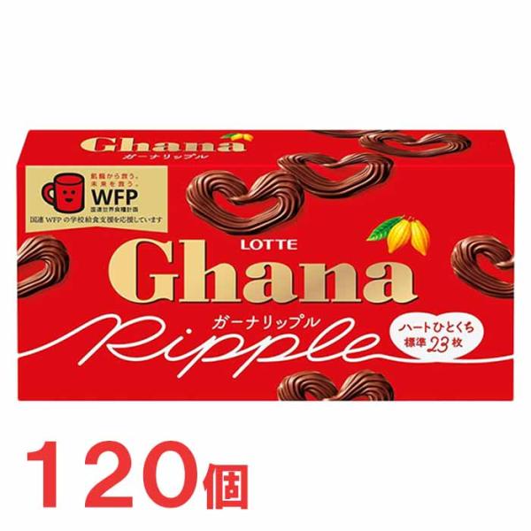 ロッテ　ガーナリップル　120個セット(1ケース)