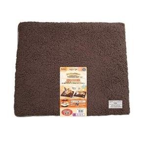 ペティオ スーパーソフトサーモマット 全犬 全猫種用 Lサイズ：幅60×奥行50×高さ5cm ブラウン