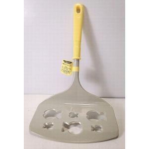 　カクセー　魚用ワイドターナー　イエロー　日本製　　＃7090