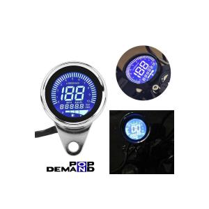 ◇送料無料◇汎用 12V LED スピードメーター タコメーター 燃料計 走行