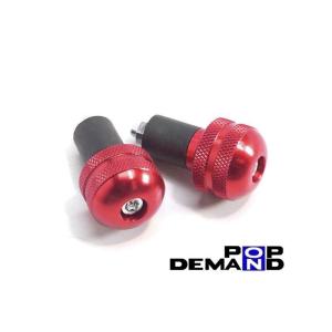 ◇即日発送◇汎用 CNC 赤 ハンドル バーエンド ジェベル200 ジェベル