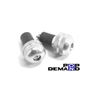 ◇送料300円◇汎用 CNC 銀 ハンドル バーエンド APE エイプ APE DX APE タイプD CB50 CB50JX CB50S｜popondemand