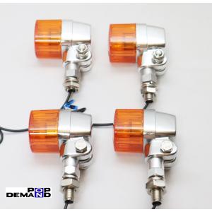◇送料無料◇訳有り 汎用 12V アルミ製 角型 ウインカー 4個セット