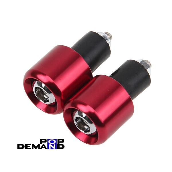 ◆即日発送◇汎用 赤 CNC ハンドル バーエンド CR125R CR85R2 CRF110F CR...