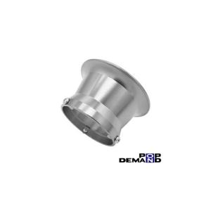 アルミCNC]エアーファンネル50mm[グレー]PWKビッグキャブ用タクト