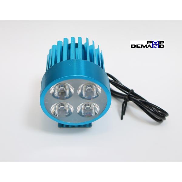 ◆即日発送◆汎用 青 4連 LED フォグランプ 車外灯 MBX50 MCX50 R&amp;P SS50 ...