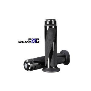 ◇即納◇汎用 黒 CNC 22mm用 アルミ グリップ 左右セット VTR250