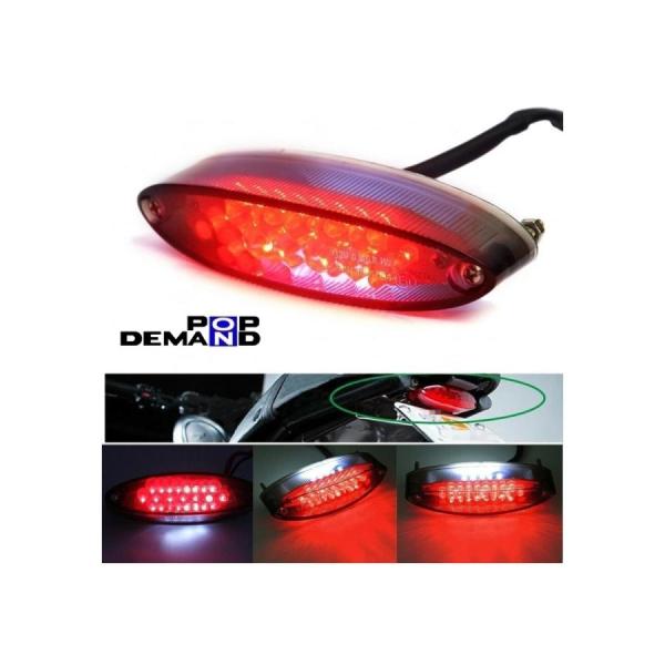 ◇送料220円◇訳有り 汎用 レッド LED テールランプ E11 12V 防水 FX400R GP...