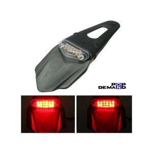 ◇即納◇汎用 LEDテールライト クリア E4 リアフェンダー 12V DR-Z50