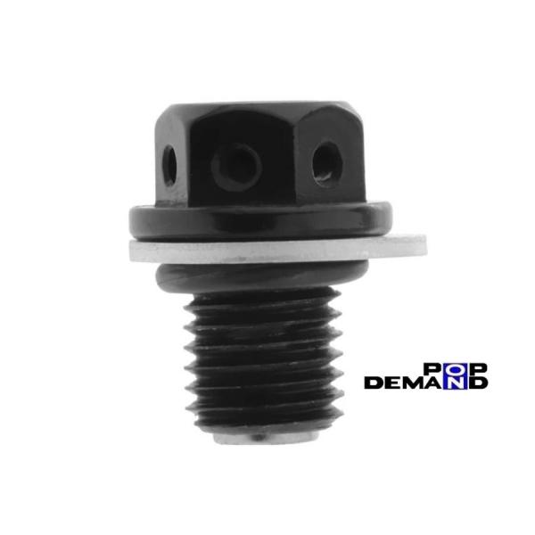 ◆即日発送◆汎用 黒 強力マグネット アルミ ドレンボルト ワッシャー付 M12 P1.5 Z900...