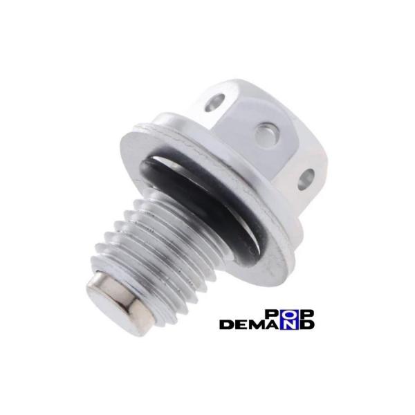 ◆即日発送◆汎用 銀 強力マグネット アルミ ドレンボルト ワッシャー付 M12 P1.5 ゼファー...