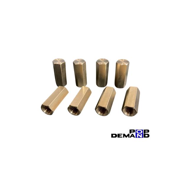 ◆即日発送◆汎用 M8 真鍮 マフラー フランジ 高ナット 25mm 1台分 8個セット GPZ75...