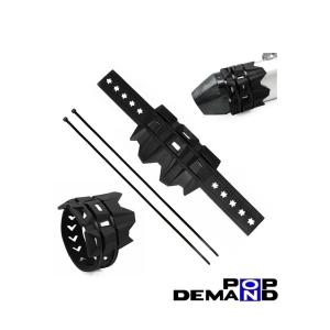 送料140円汎用 黒 サイレンサープロテクター マフラーガード