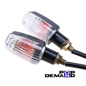 ◇即納◇汎用 クリア ミニウインカー 12V CBタイプ 2個セット ジャイロX スタンダード ジャイロX ベーシック｜popondemand