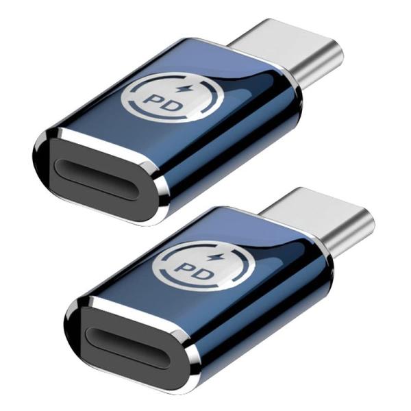 Lightning &amp; USB Type C 変換アダプタ PD急速充電アダプター 27W 対応 t...