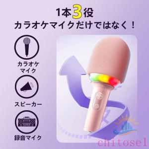 カラオケマイク 高音質 家庭用 スピーカー 1...の詳細画像3