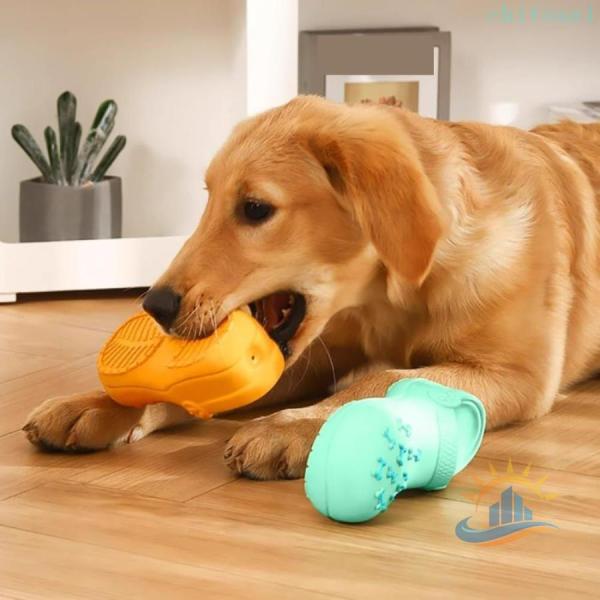 犬おもちゃいたずらスリッパ靴音が出る玩具噛むおもちゃラテックススリッパゾンチー猫小型犬中型犬用大型犬...