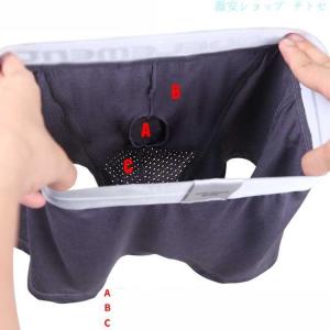 メンズ ボクサーパンツ 下着 2枚セット!陰嚢...の詳細画像3