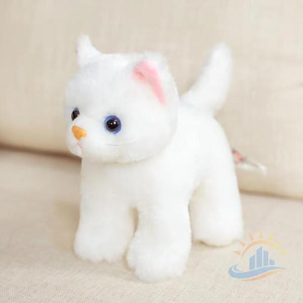 猫　動くおもちゃ　動くぬいぐるみ　電子猫ペット　電動ロボット　歩く　鳴く　ゾンチー　インタラクティブ...