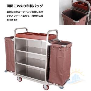 ホテルリネンカート ランドリーカート 業務用ダ...の詳細画像2