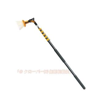 高所掃除ブラシ　外壁掃除　35Cmブラシヘッド　3.6m~9m　給水伸縮ブラシ　ゾンチー　窓ガラス/壁掃除　高所ワイパー　業務用　超ロングポール