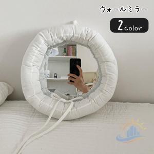 ウォールミラー 壁掛けミラー 壁掛け鏡 クッシ...の詳細画像1