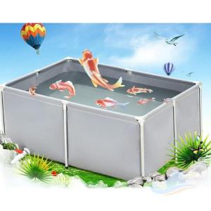 フレーム魚の池折りたたみ 式ペット犬プール 2...の詳細画像1