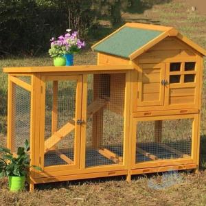 屋外ウサギケージ 木製鶏小屋ウサギバニー 屋外...の詳細画像1