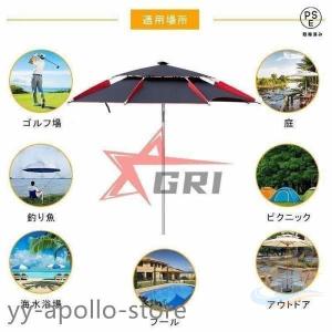 釣り用傘 フィッシングパラソル 収納袋付き角度...の詳細画像3