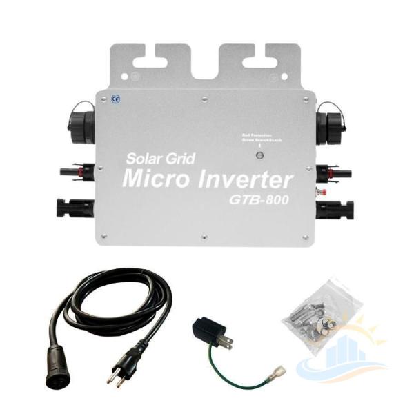 工事不要で太陽光発電　プラグインソーラー　８００Ｗ　マイクロインバーター　電気代節約　ゾンチー　ソー...